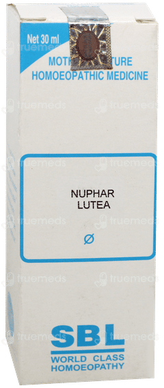 Sbl Nuphar Lutea Q Mother Tincture 30Ml